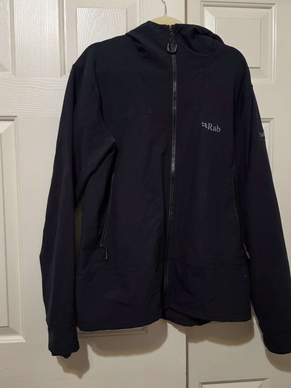 Rab Mens Shadow Hoodie XL Dark Navy Blue Technical Fleece Softshell